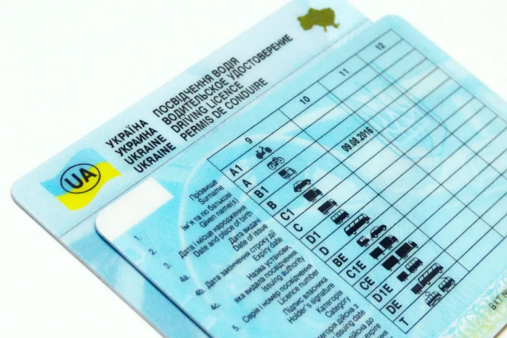 Получение водительских прав в Украине